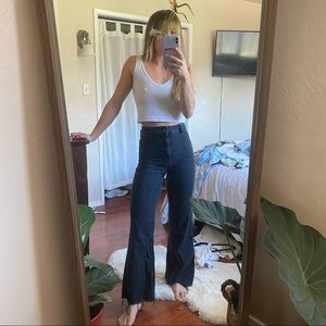 Free People Wide Leg Jeans